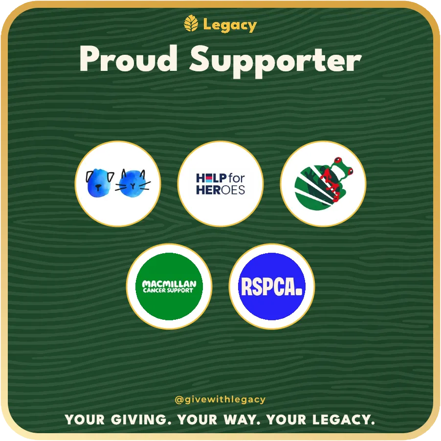 Legacy thank-you screen